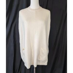 Brazeau Tricot Womens 100% Cashmere Sleeveless Sweater 2 Medium